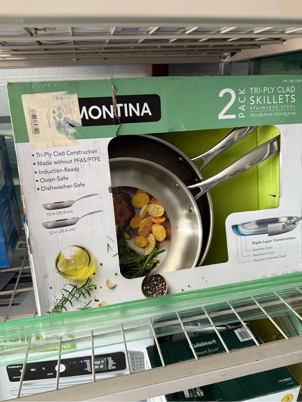 Montina Stainless Steel 2-Piece Skillet Set - Polished Stainless